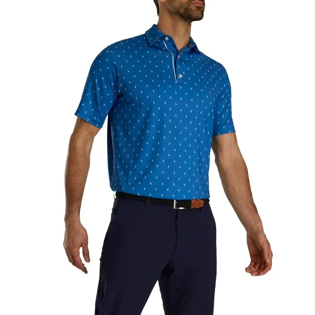 FootJoy Men's Golf Bag Print Lisle Self Collar