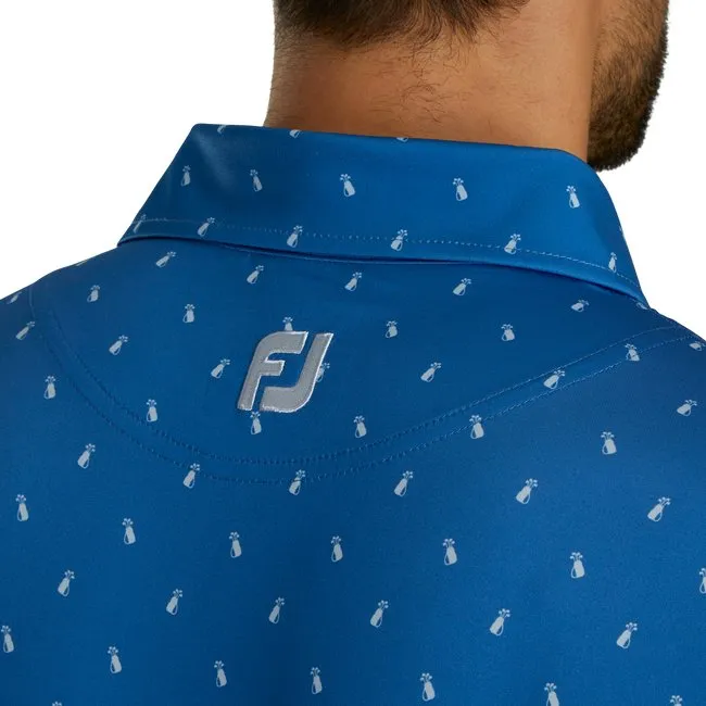 FootJoy Men's Golf Bag Print Lisle Self Collar