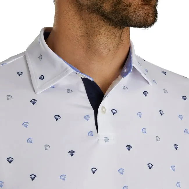 FootJoy Men's Parachute Print Lisle Self Collar