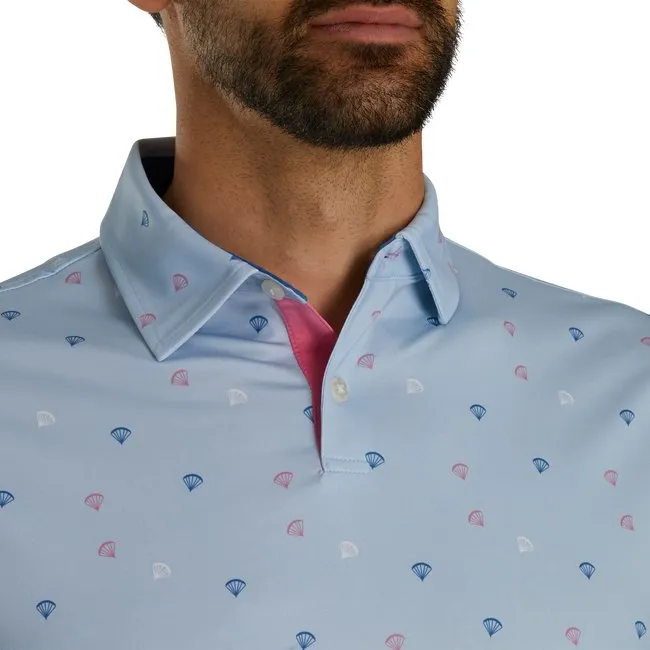 FootJoy Men's Parachute Print Lisle Self Collar