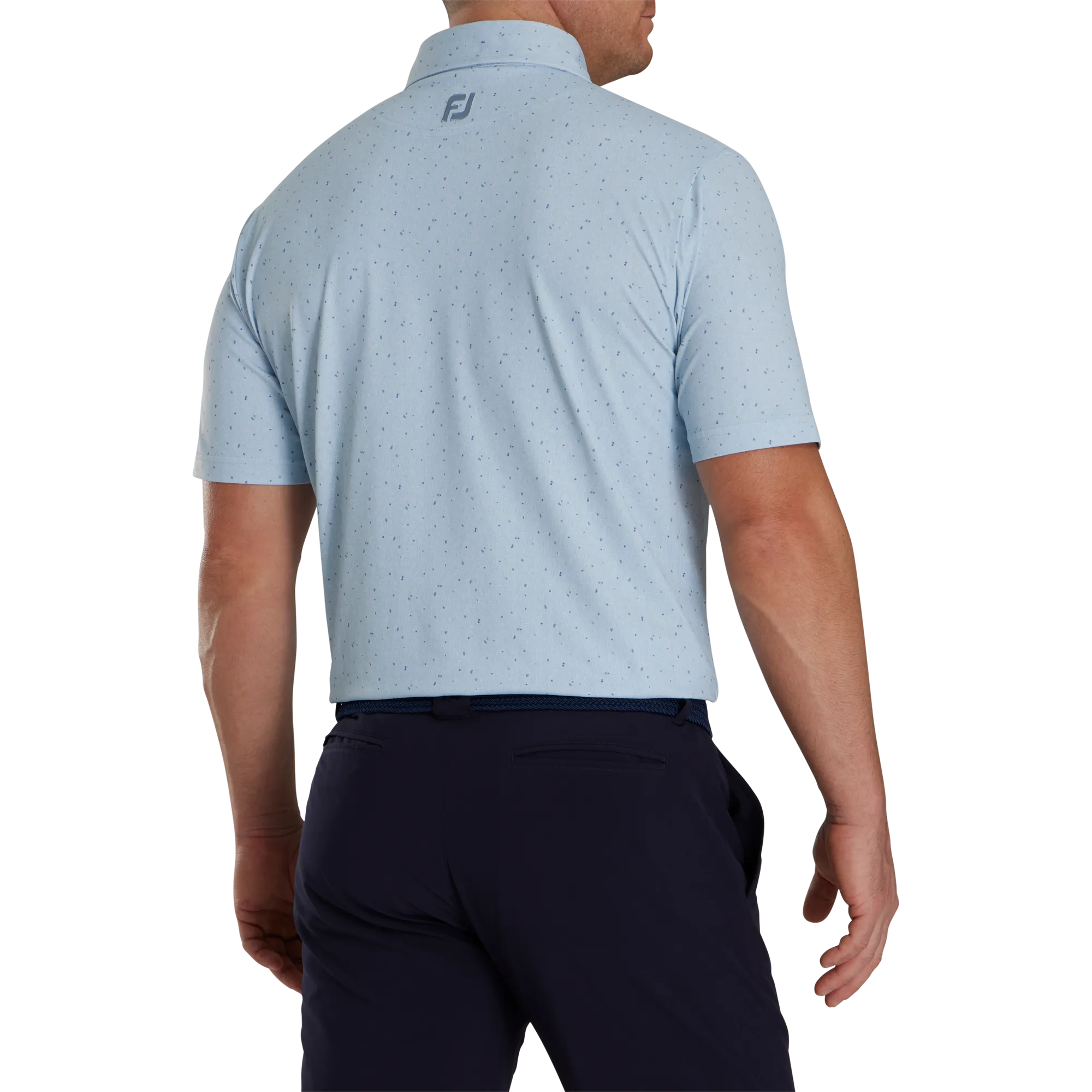 FootJoy Tweed Texture Pique Polo - Mist