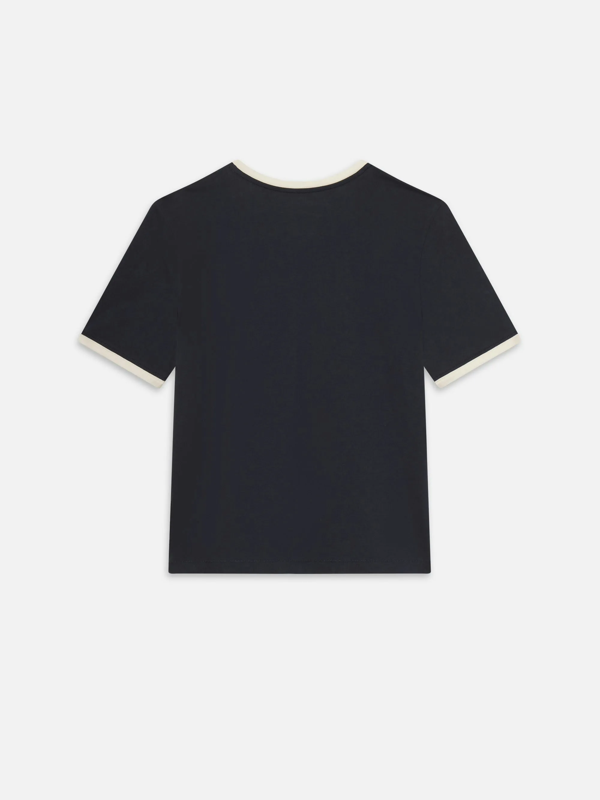 Frame The Ringer Baby Tee in Navy Multi