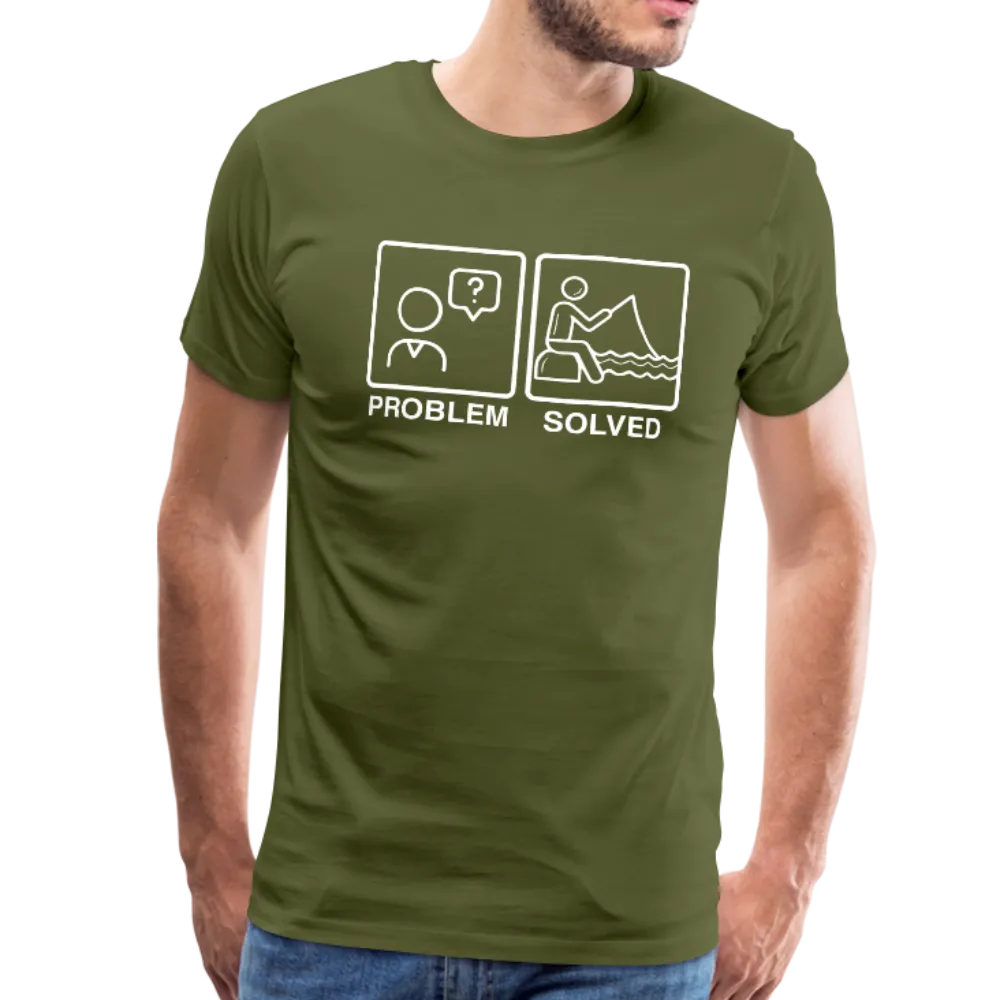 Funny Fishing Shirt Men's Premium T-Shirt (KS1002)