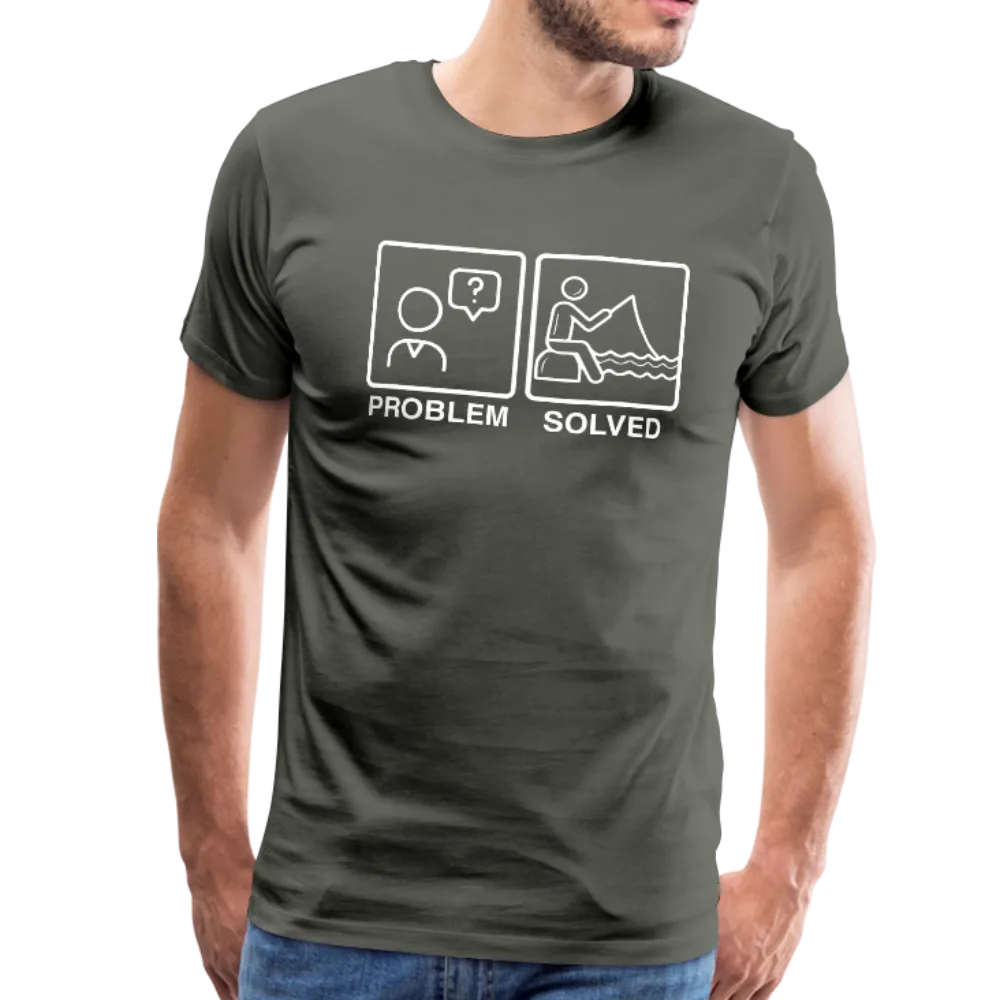 Funny Fishing Shirt Men's Premium T-Shirt (KS1002)