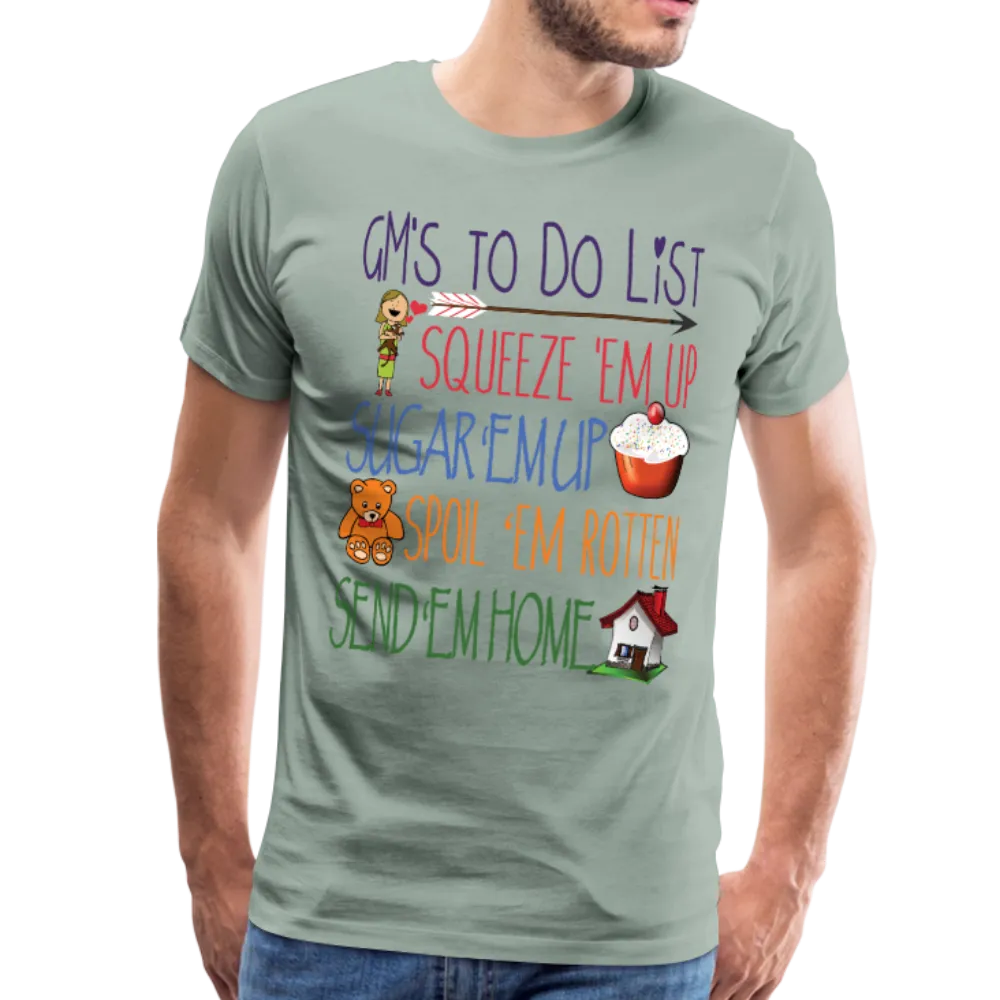 G-Ma's ToDo List Men's Premium T-Shirt (CK1618)