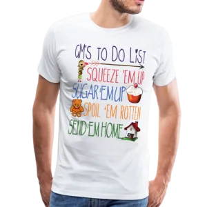 G-Ma's ToDo List Men's Premium T-Shirt (CK1618)