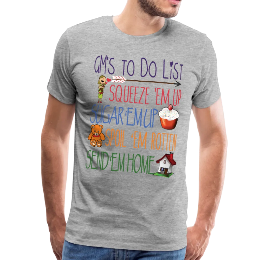 G-Ma's ToDo List Men's Premium T-Shirt (CK1618)