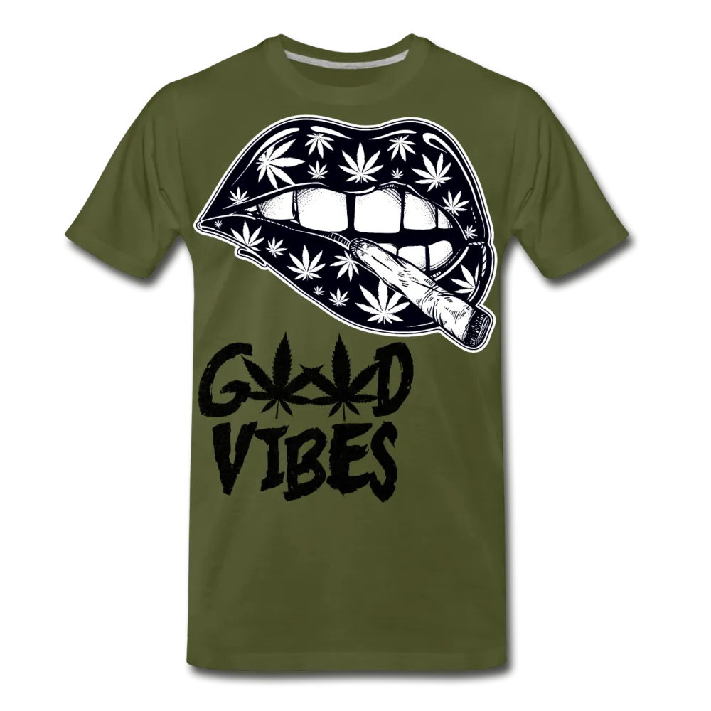 Good Vibes Cannabis Premium T-Shirt