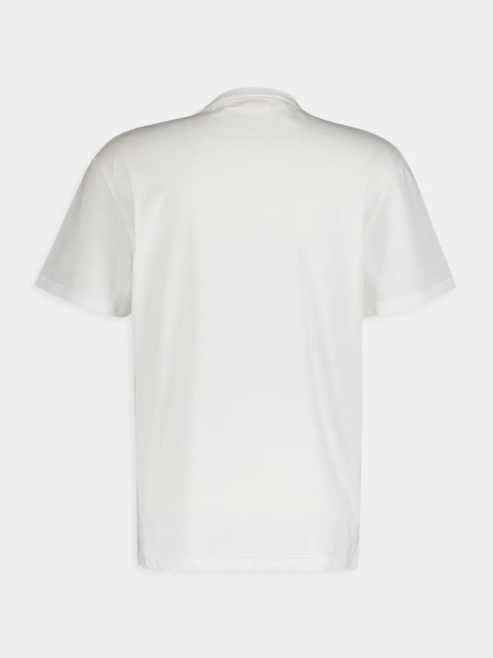 Graffiti Logo Print White T-shirt