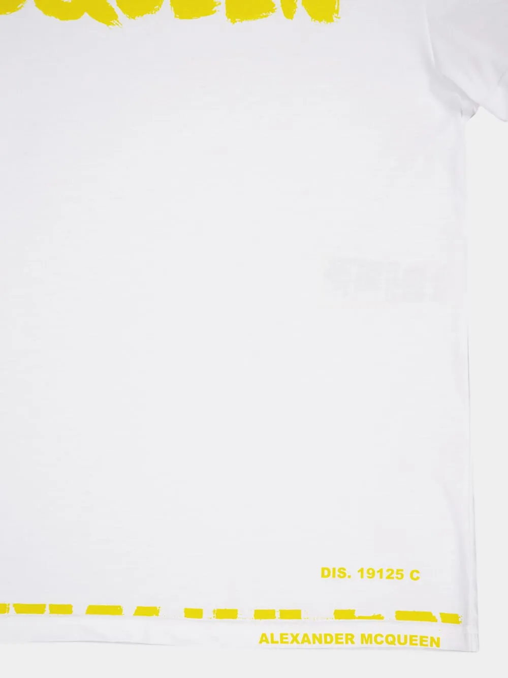 Graffiti Logo Print White T-shirt