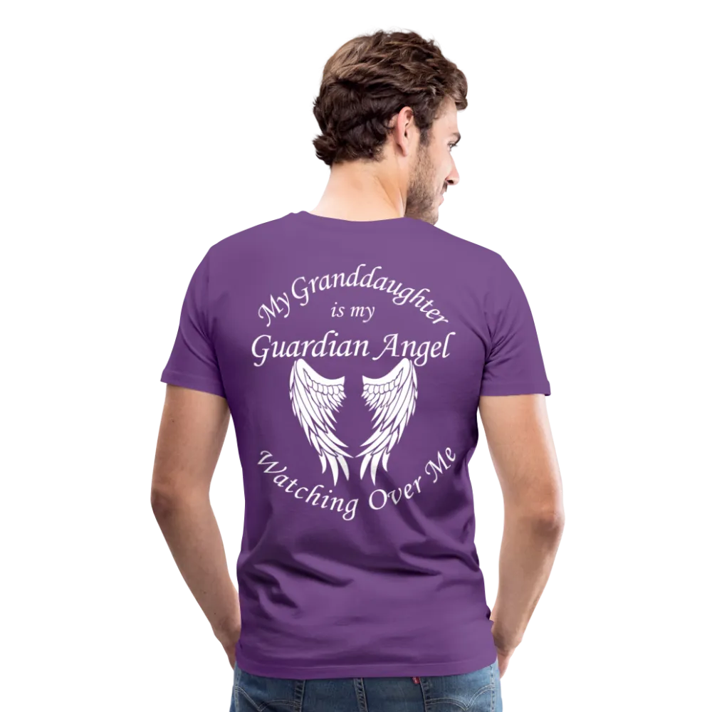 Granddaughter Guardian Angel Men's Premium T-Shirt (CK3574)