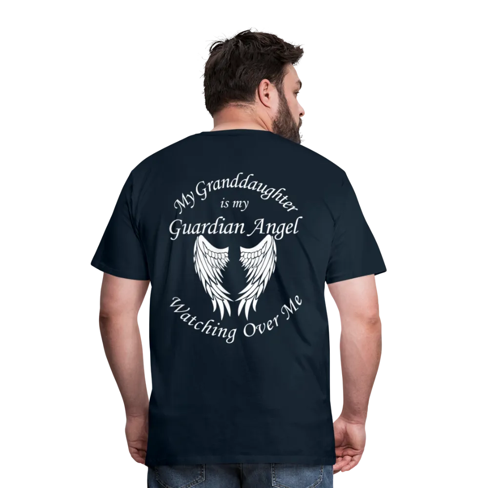 Granddaughter Guardian Angel Men's Premium T-Shirt (CK3574)