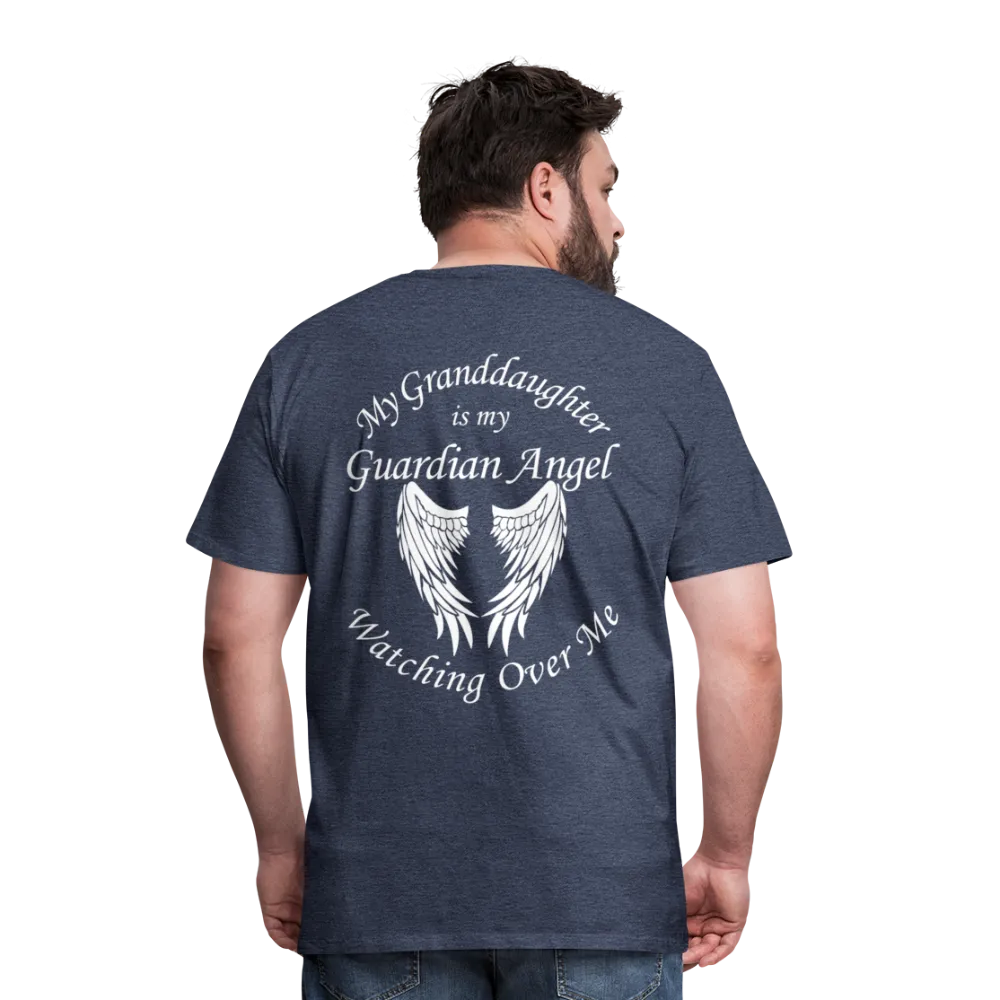 Granddaughter Guardian Angel Men's Premium T-Shirt (CK3574)