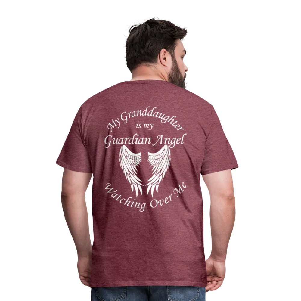 Granddaughter Guardian Angel Men's Premium T-Shirt (CK3574)