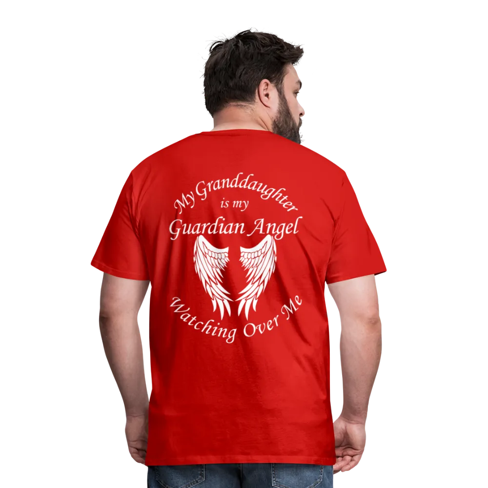 Granddaughter Guardian Angel Men's Premium T-Shirt (CK3574)