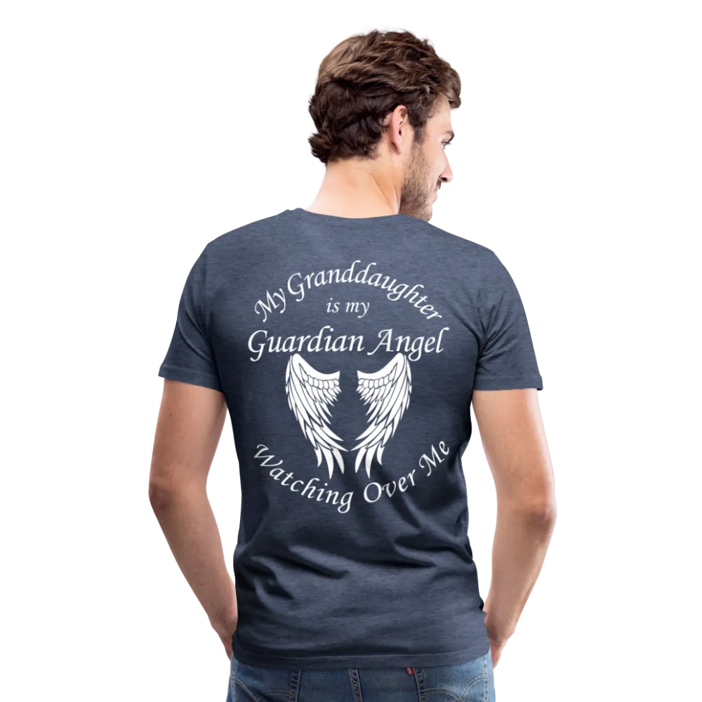 Granddaughter Guardian Angel Men's Premium T-Shirt (CK3574)