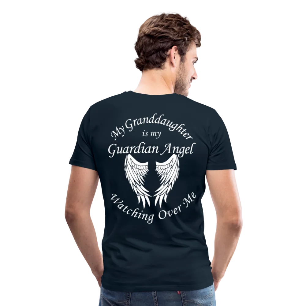 Granddaughter Guardian Angel Men's Premium T-Shirt (CK3574)