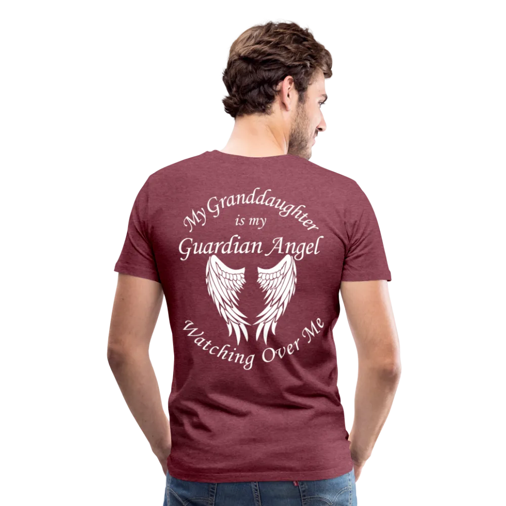Granddaughter Guardian Angel Men's Premium T-Shirt (CK3574)