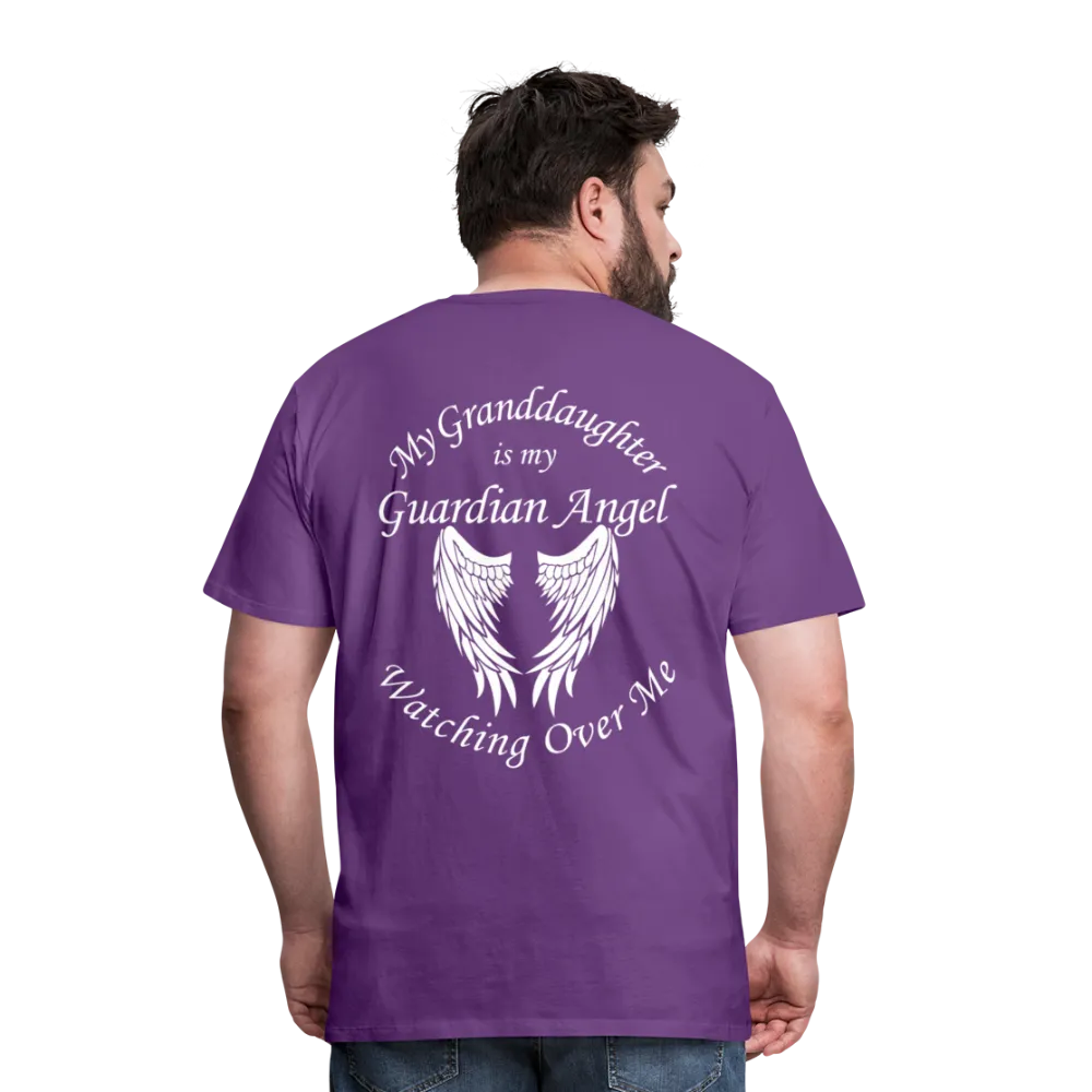 Granddaughter Guardian Angel Men's Premium T-Shirt (CK3574)
