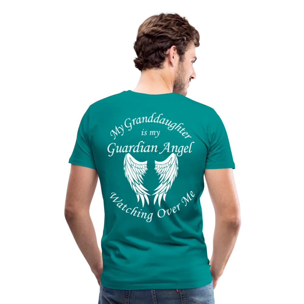 Granddaughter Guardian Angel Men's Premium T-Shirt (CK3574)