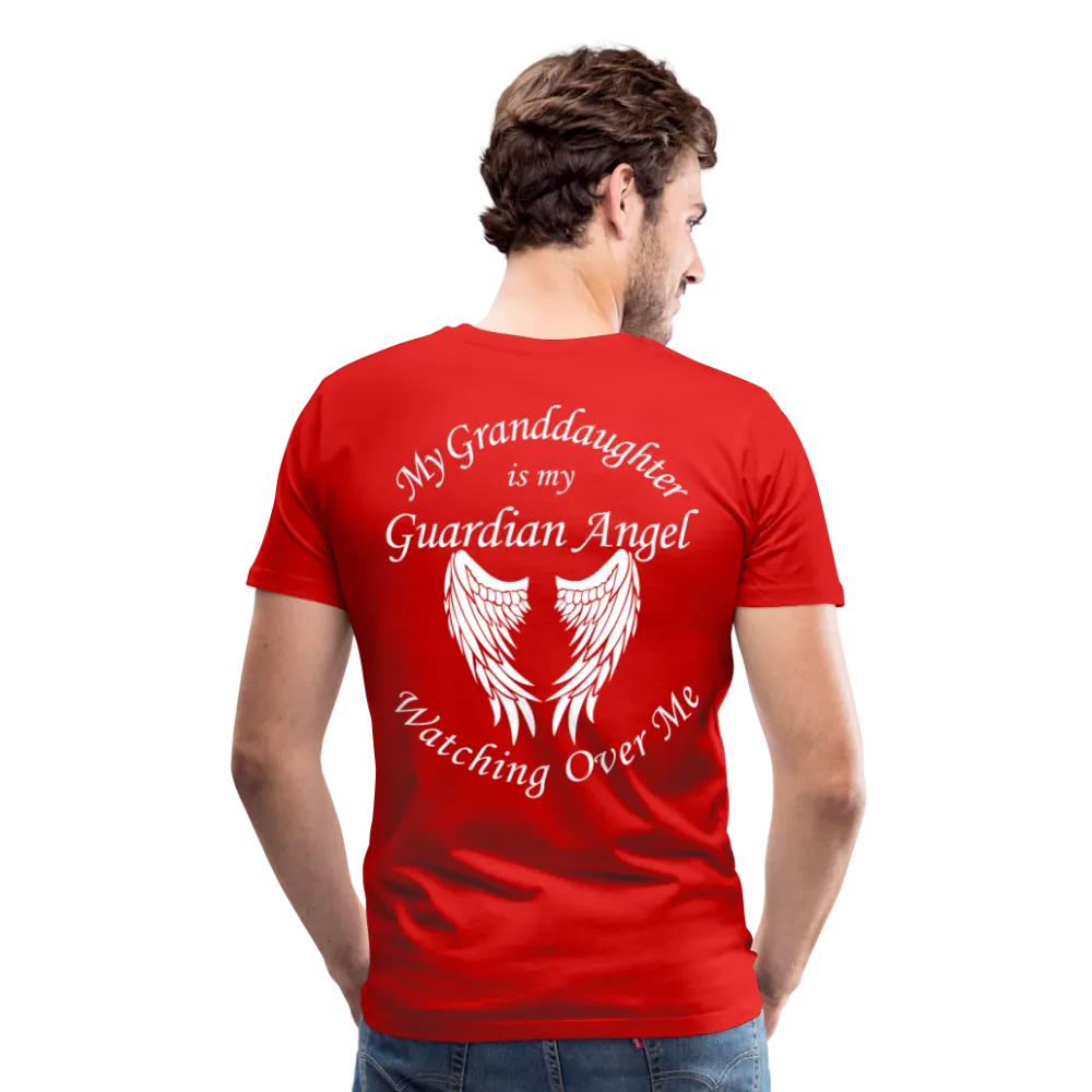 Granddaughter Guardian Angel Men's Premium T-Shirt (CK3574)