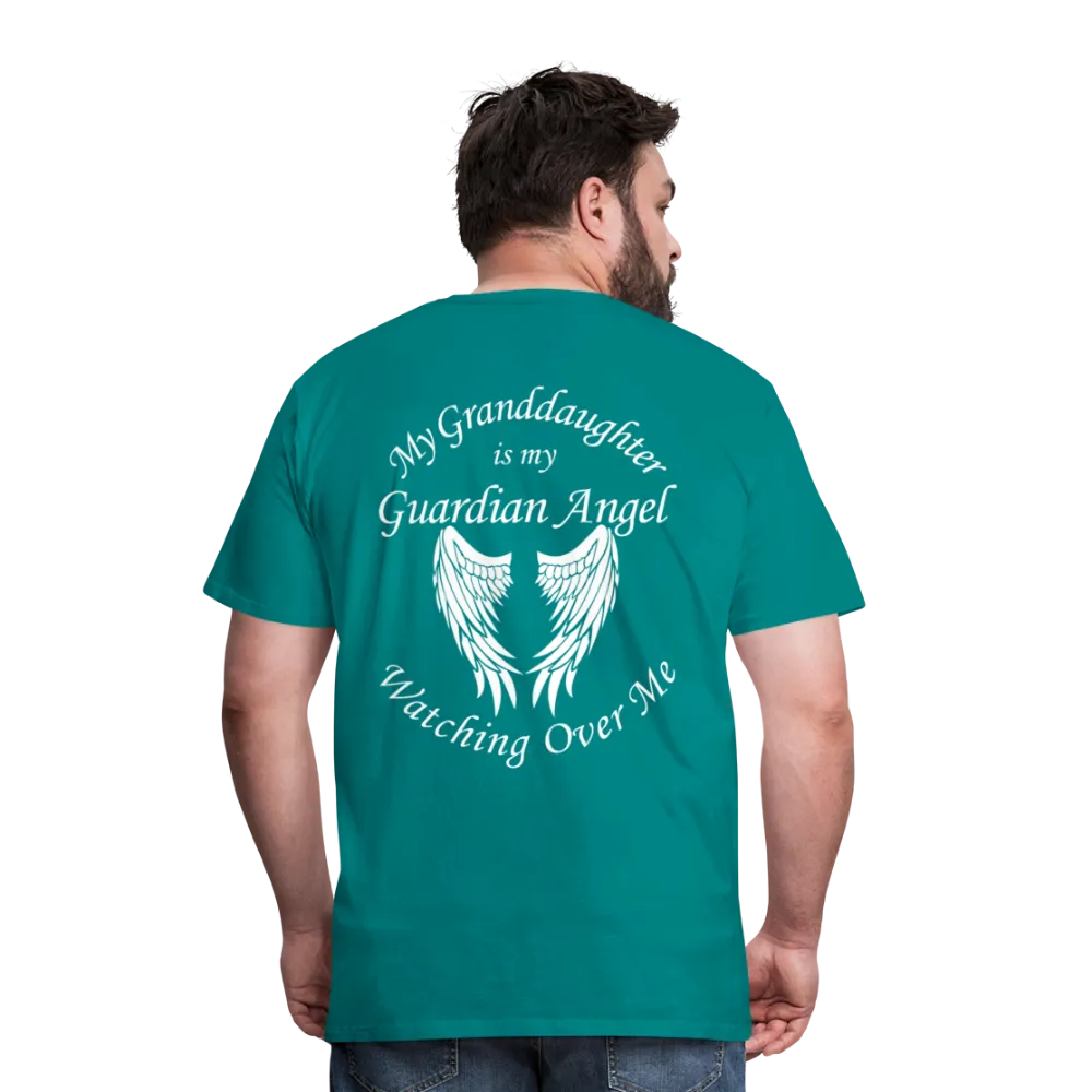 Granddaughter Guardian Angel Men's Premium T-Shirt (CK3574)