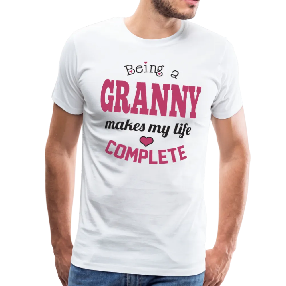 Granny Makes My Life Complete Men's Premium T-Shirt (CK1538)