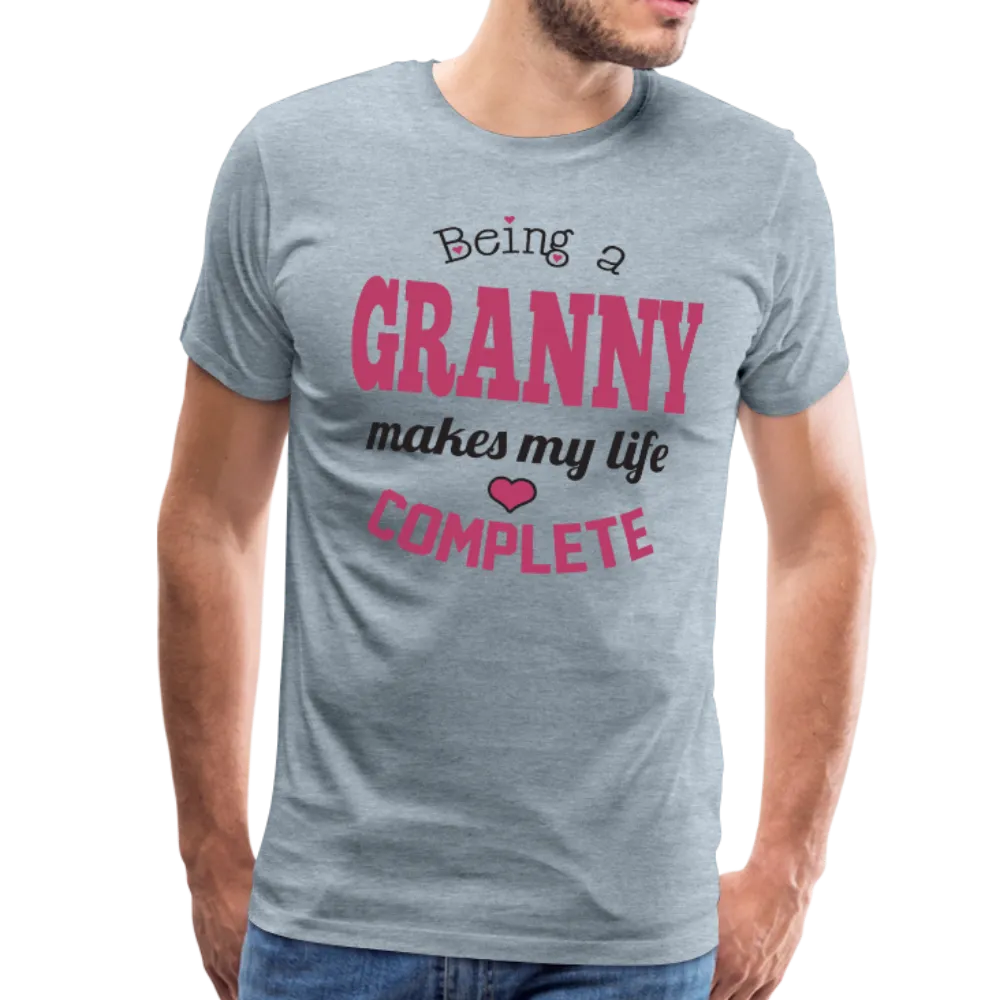 Granny Makes My Life Complete Men's Premium T-Shirt (CK1538)