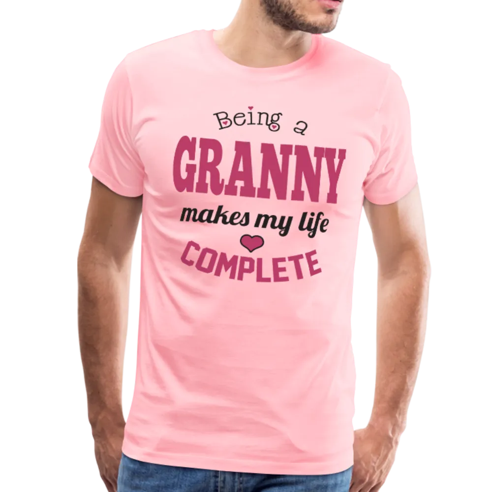 Granny Makes My Life Complete Men's Premium T-Shirt (CK1538)