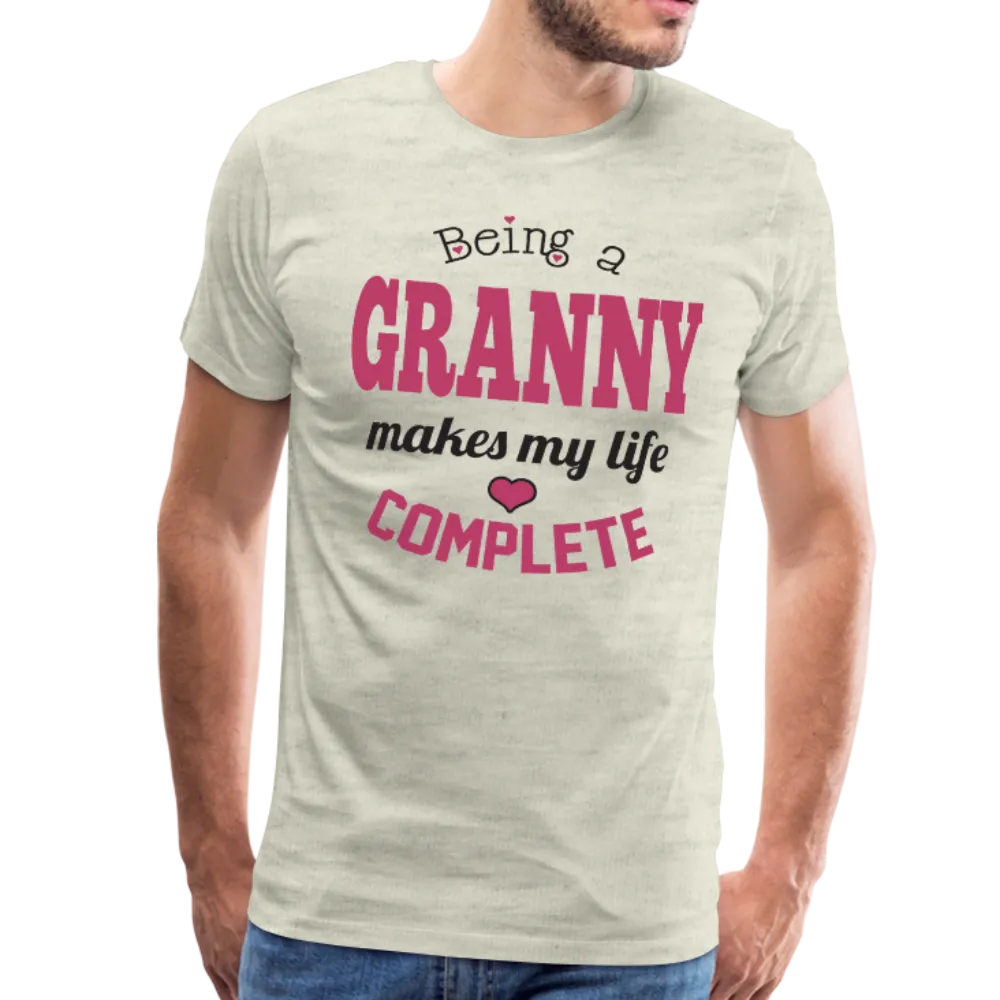 Granny Makes My Life Complete Men's Premium T-Shirt (CK1538)