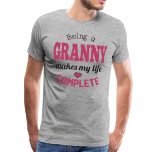 Granny Makes My Life Complete Men's Premium T-Shirt (CK1538)