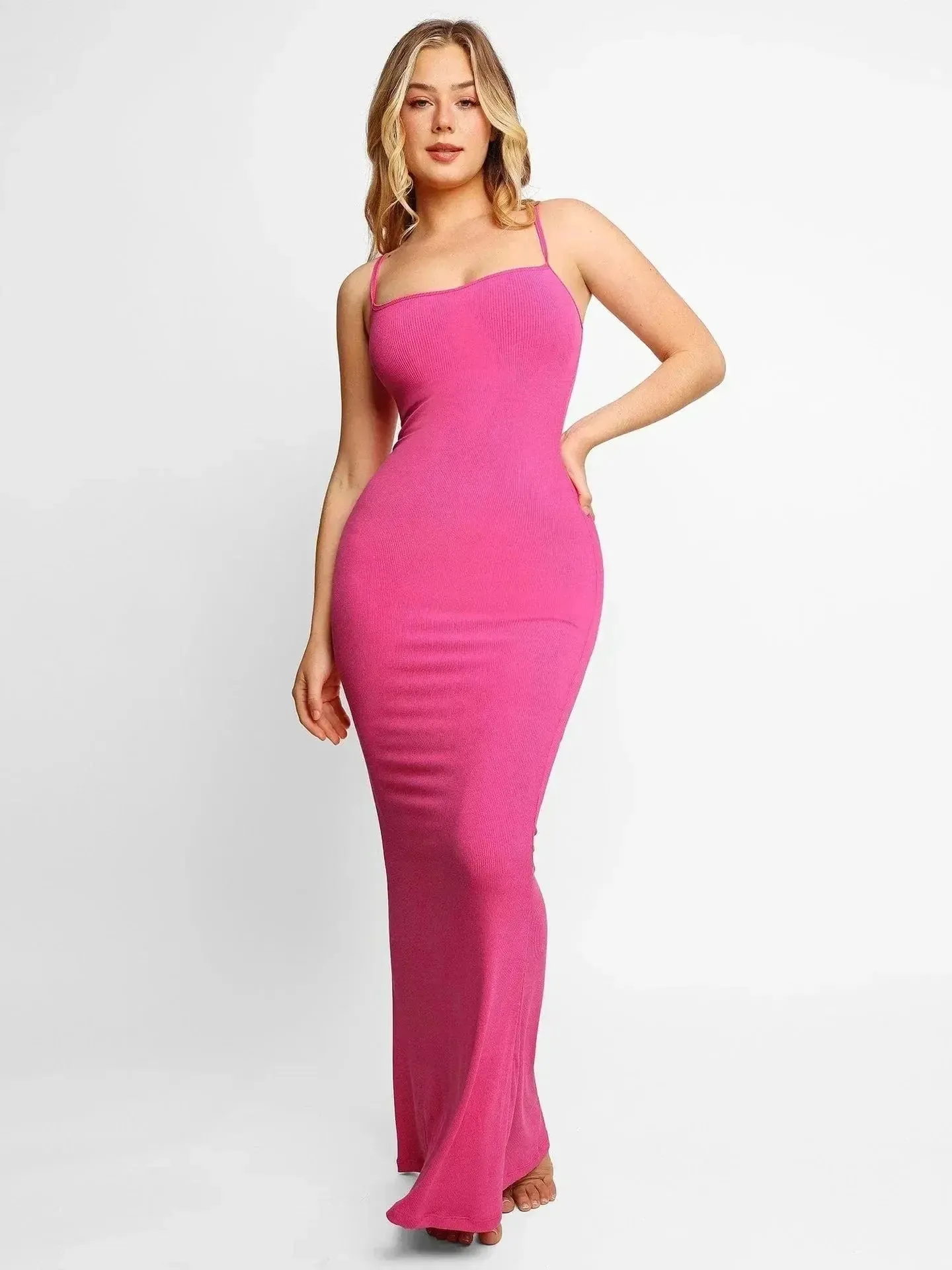 Hadiya - Elegant Full Support Woman's Long Shapewear Dress
