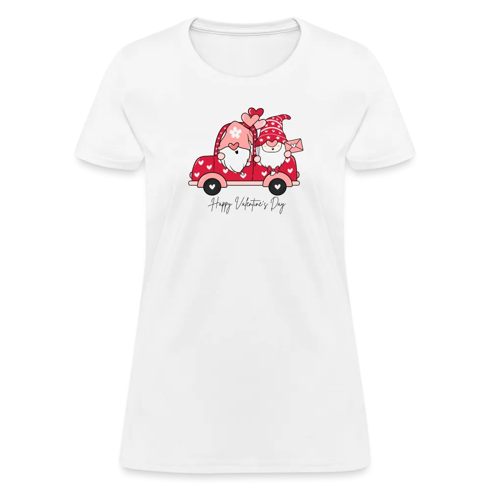“Happy Valentine’s Day- Gnomes”-Women's T-Shirt