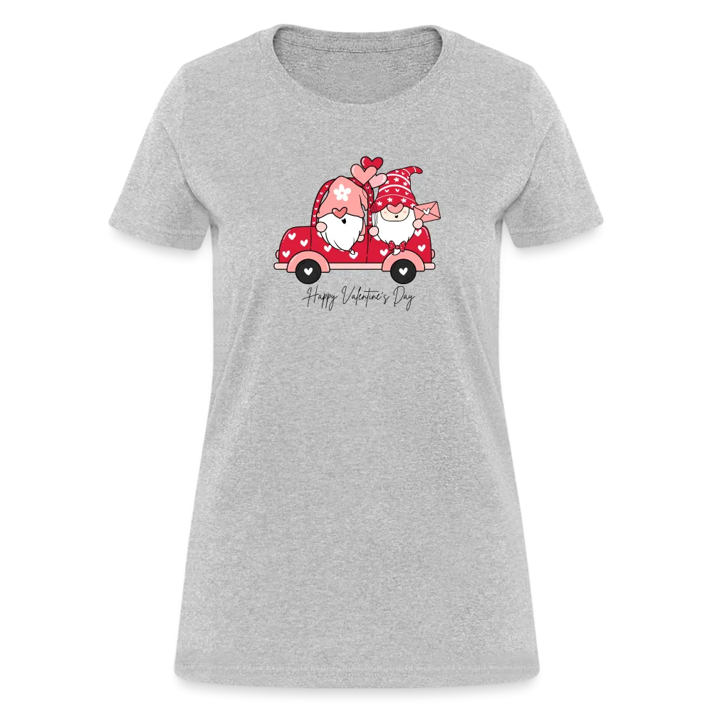 “Happy Valentine’s Day- Gnomes”-Women's T-Shirt