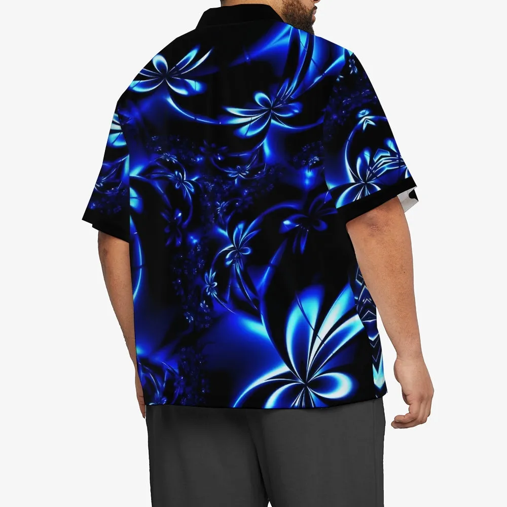 Hawaiian Floral 3D Print Bamboo Linen Short Sleeve Shirt 2406000156