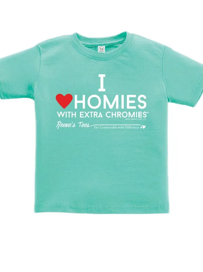 HWEC - I Love Homies with Extra Chromies&reg; - Kids - Short Sleeve Tee - Multiple Colors