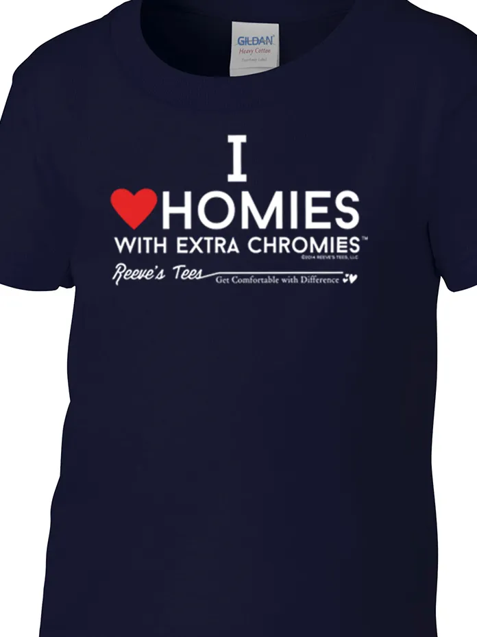 HWEC - I Love Homies with Extra Chromies&reg; - Kids - Short Sleeve Tee - Multiple Colors