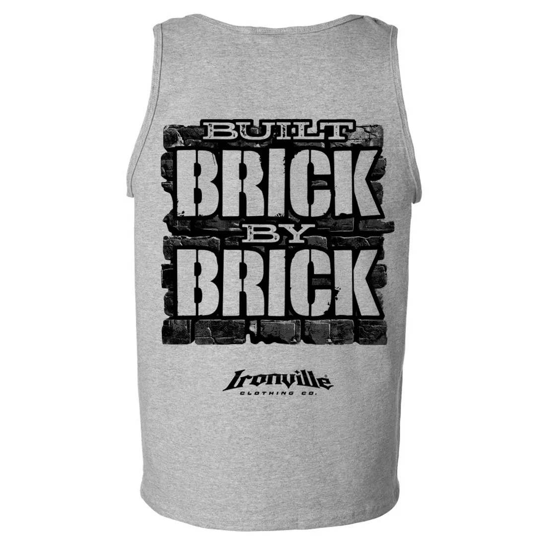 Ironville BRICK BY BRICK Standard Cut Tank Top
