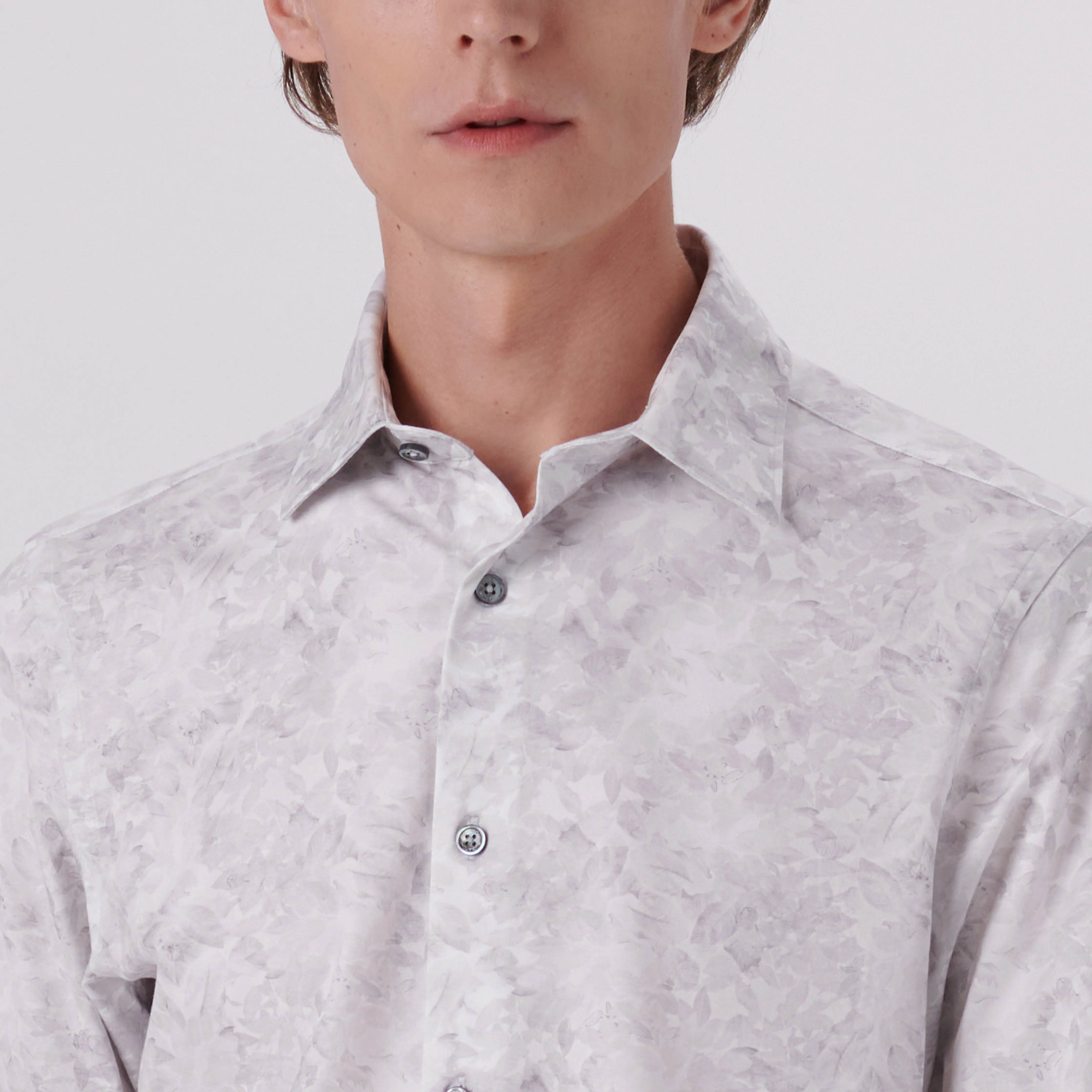 James Leaf Print OoohCotton Shirt