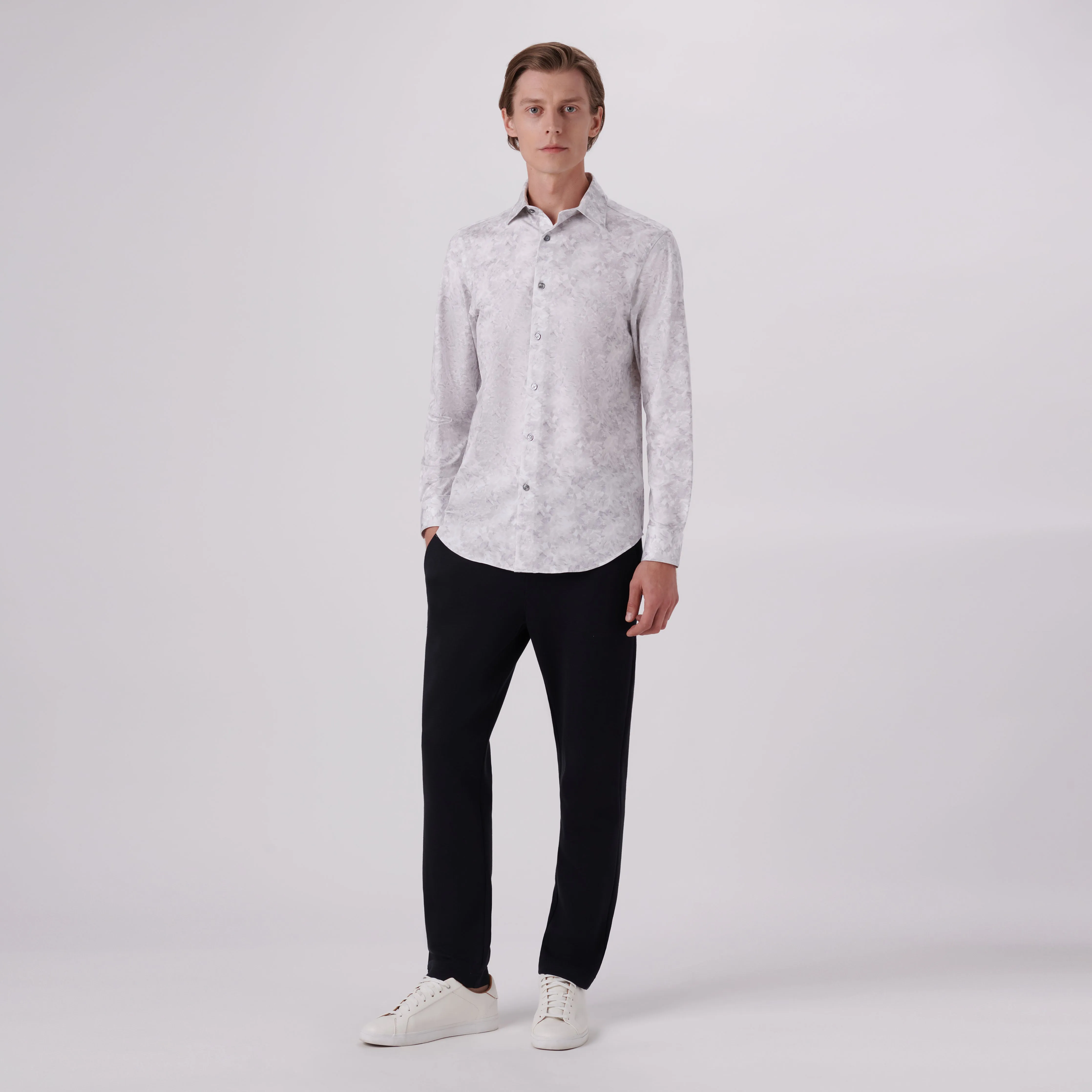 James Leaf Print OoohCotton Shirt