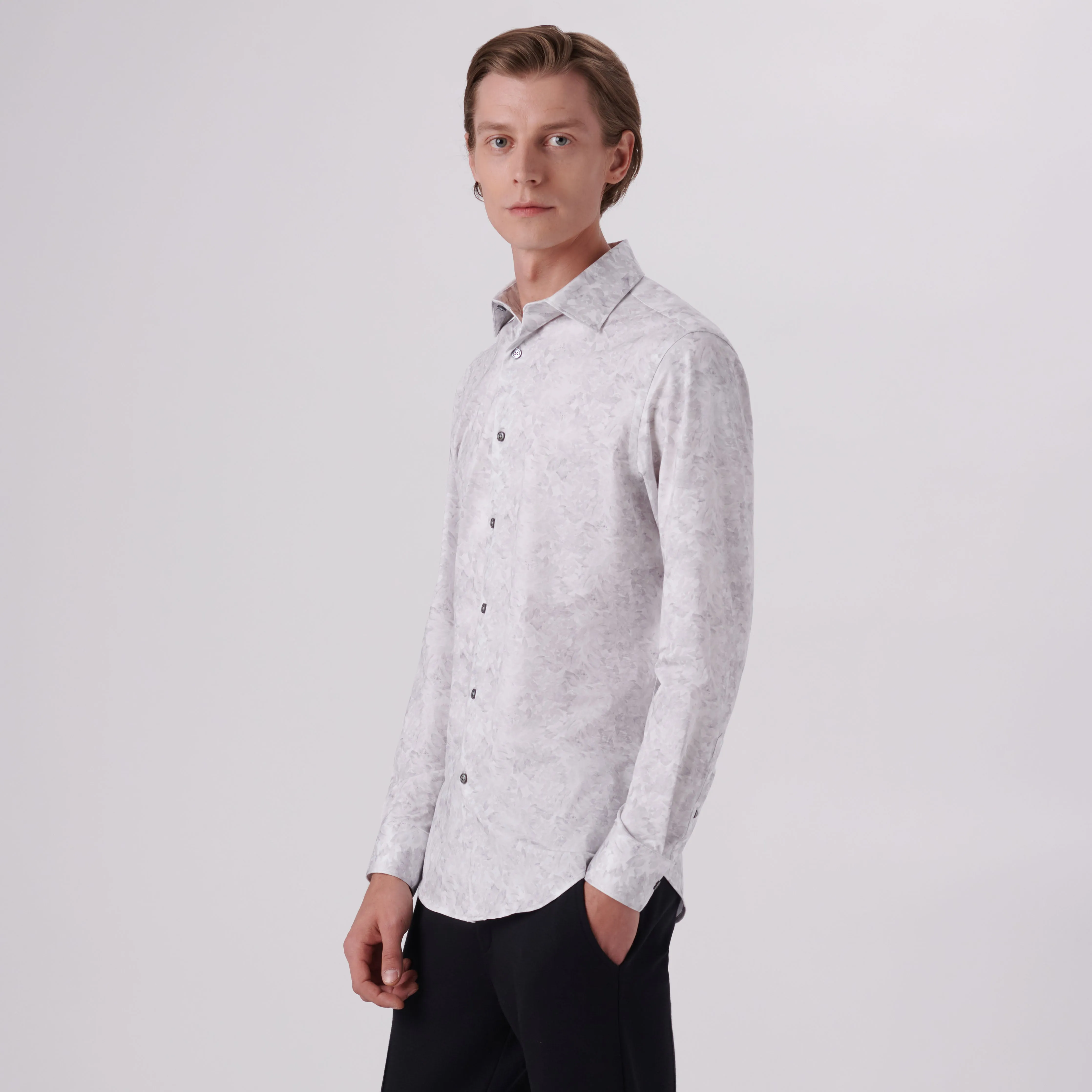 James Leaf Print OoohCotton Shirt