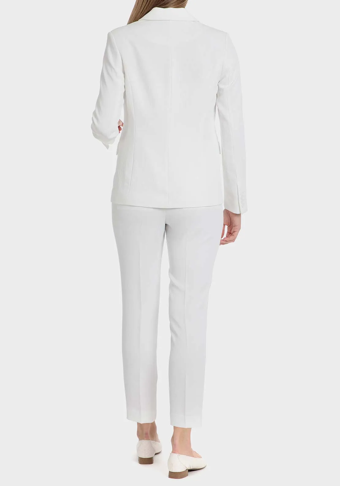 Japonese fabric blazer - White