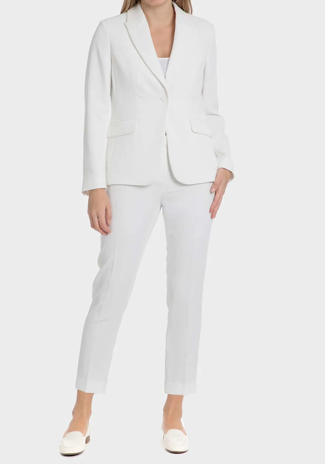 Japonese fabric blazer - White