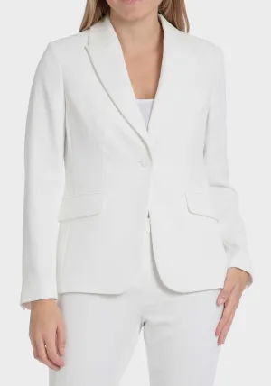 Japonese fabric blazer - White