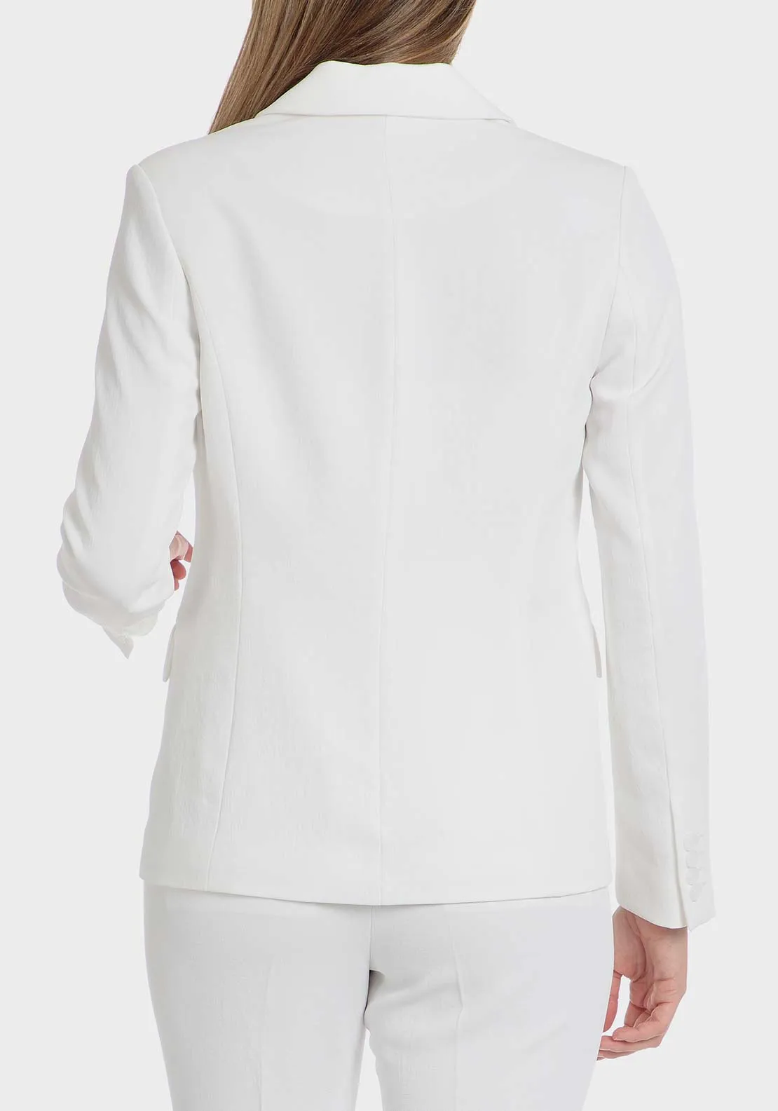 Japonese fabric blazer - White