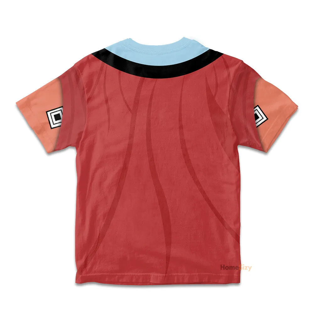 Jinbe One Piece Custom Cosplay Costume Kid Tshirt QT207377Hf