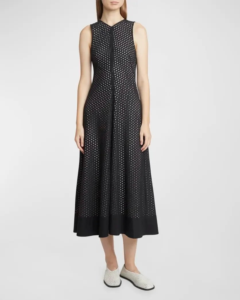 JUNO DRESS IN BRODERIE ANGLAISE