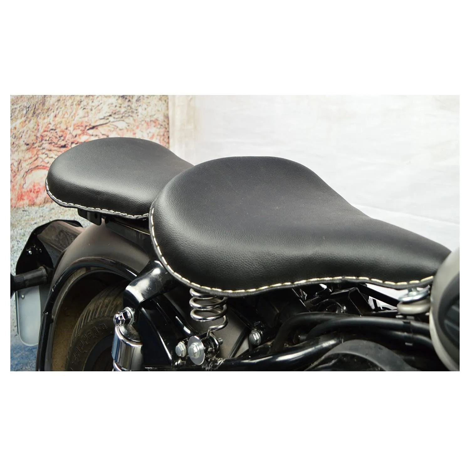 Kabir Singh Full Seat For Royal Enfield Classic 350/500 (Black)