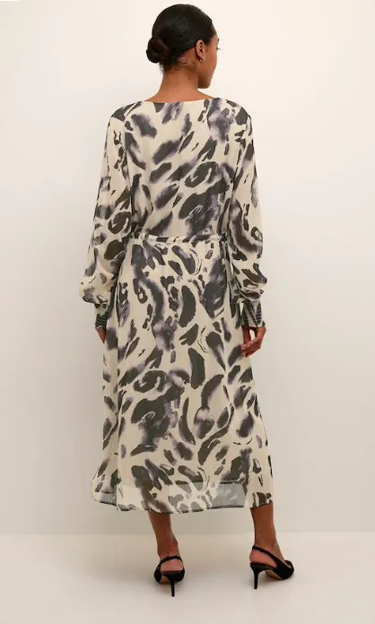 Kaffe - Kafina Dress - Black/Feather Gray