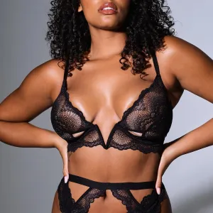 Kane V-Wire Bra- Black
